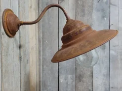 Online Pamono French Rusty Outdoor Barn Lamp Light