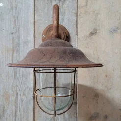 Online Pamono French Rusty Outdoor Barn Lamp Light