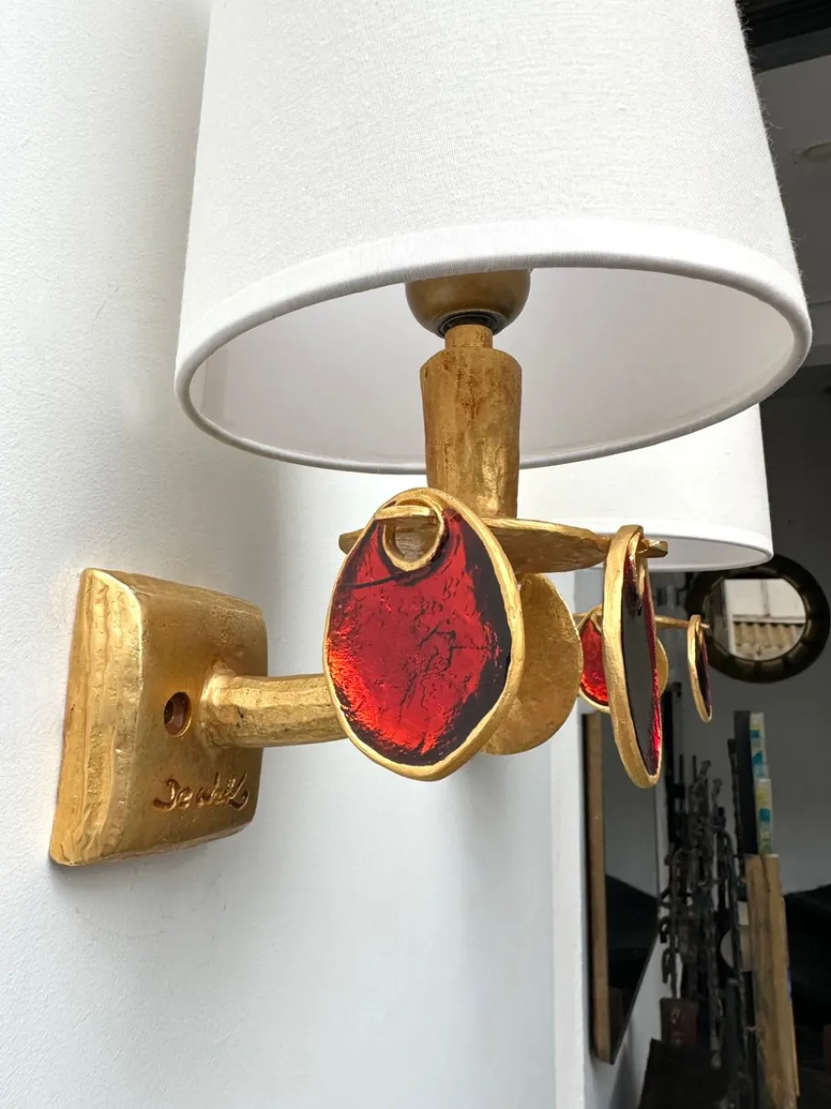 New Pamono French Sconces by Nicolas Dewael for Fondica, 1990s, Set of 2