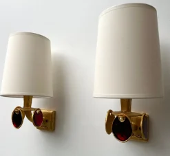New Pamono French Sconces by Nicolas Dewael for Fondica, 1990s, Set of 2