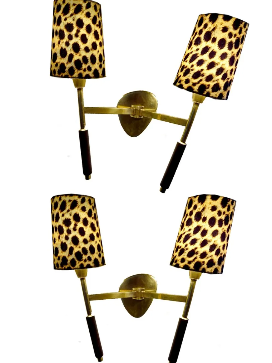 New Pamono French Sconces, 1950s, Set of 2