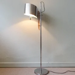 Best Pamono French Sculptural Ruban Floor Lamp by Jacques Charles for Maison Charles, 1960s