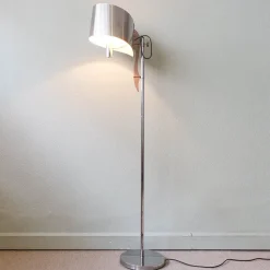 Best Pamono French Sculptural Ruban Floor Lamp by Jacques Charles for Maison Charles, 1960s