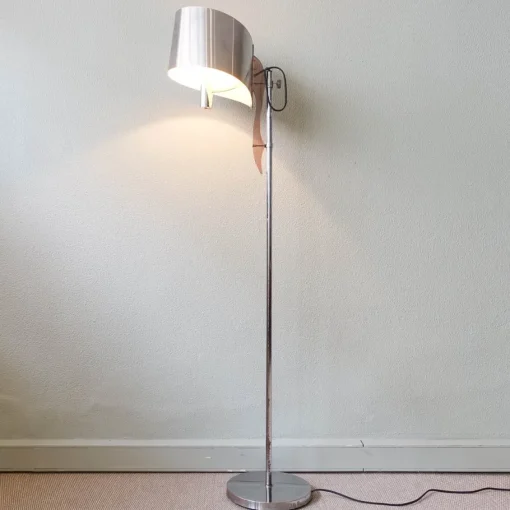 Best Pamono French Sculptural Ruban Floor Lamp by Jacques Charles for Maison Charles, 1960s