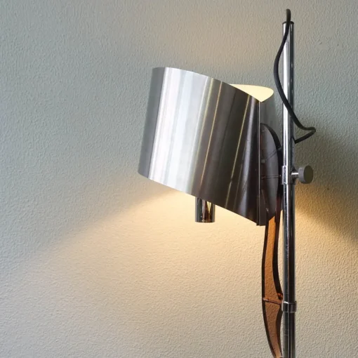Best Pamono French Sculptural Ruban Floor Lamp by Jacques Charles for Maison Charles, 1960s
