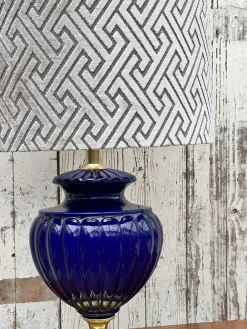 Discount Pamono French Style Table Lamp in Ceramic from Maison Le Dauphin