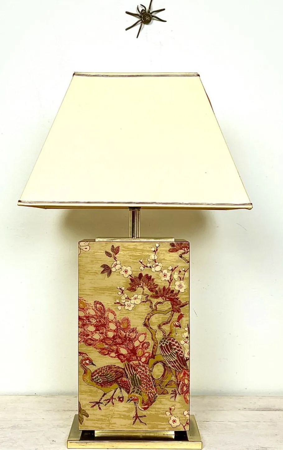 New Pamono French Table Lamp Kampur by Maison Le Dauphin, 1970s