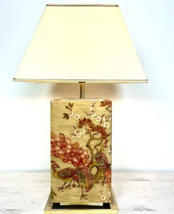 New Pamono French Table Lamp Kampur by Maison Le Dauphin, 1970s