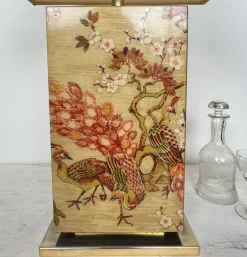 New Pamono French Table Lamp Kampur by Maison Le Dauphin, 1970s