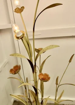 Discount Pamono French Toleware Orangery Floor Lamp, 1930s