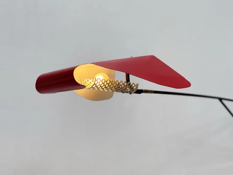 Online Pamono French Wall Lamp by Jacques Biny, 1960s