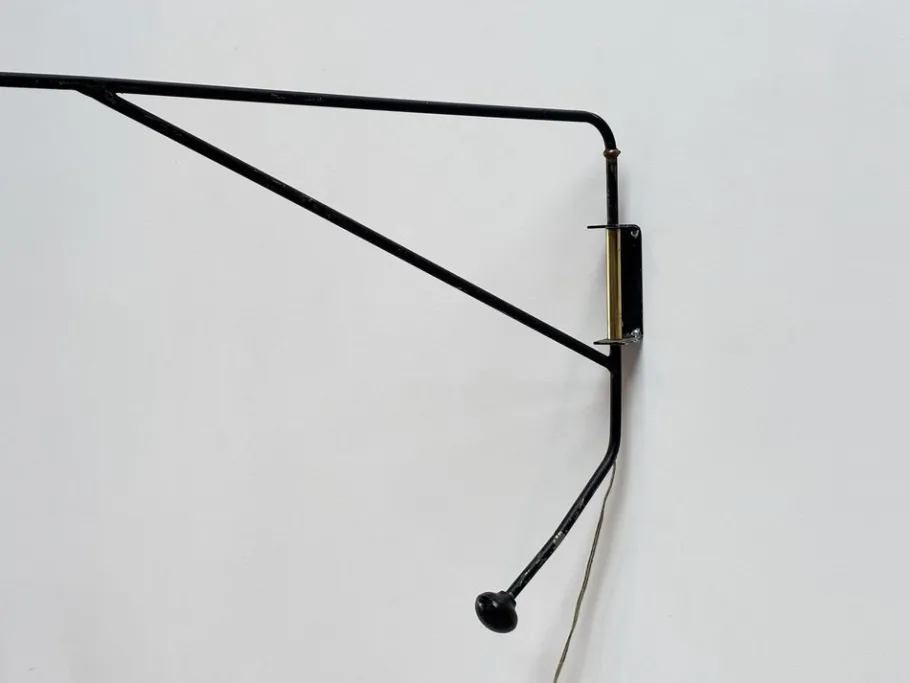 Online Pamono French Wall Lamp by Jacques Biny, 1960s