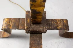 Hot Pamono French Wrought Iron Floor Lamp, 1960s