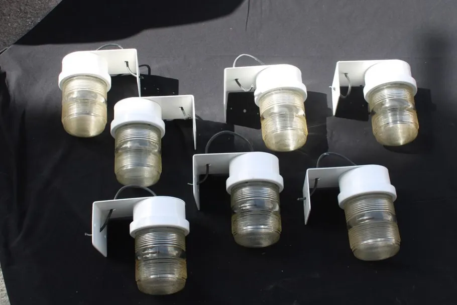 Outlet Pamono Fresnel Outdoor Lamp from Oluce, 1960