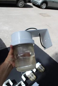 Outlet Pamono Fresnel Outdoor Lamp from Oluce, 1960