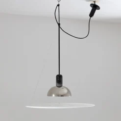 Clearance Pamono Frisbi Hanging Lamp by Achille Castiglioni for Flos, Italy, 1978