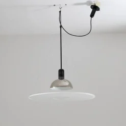 Clearance Pamono Frisbi Hanging Lamp by Achille Castiglioni for Flos, Italy, 1978