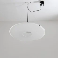 Clearance Pamono Frisbi Hanging Lamp by Achille Castiglioni for Flos, Italy, 1978