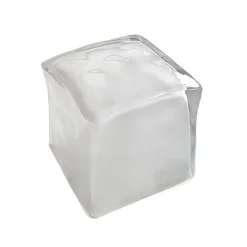 Pamono Frosted Glass Ice Cube Table Lamp from Ikea, 1990s