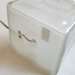 Pamono Frosted Glass Ice Cube Table Lamp from Ikea, 1990s