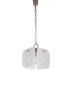 Hot Pamono Frosted Glass Panel Pendant Lamp by J. T. Kalmar, Austria, 1960s