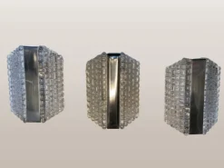 Hot Pamono Frosted Glass Sconces from Kaiser Leuchten, 1960s, Set of 3