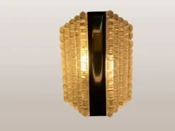 Hot Pamono Frosted Glass Sconces from Kaiser Leuchten, 1960s, Set of 3