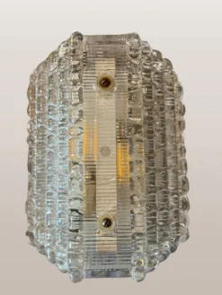 Hot Pamono Frosted Glass Sconces from Kaiser Leuchten, 1960s, Set of 3