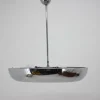 Hot Pamono Functionalist Chrome Ufo Pendant by Josef Hurka for Napako, 1930s