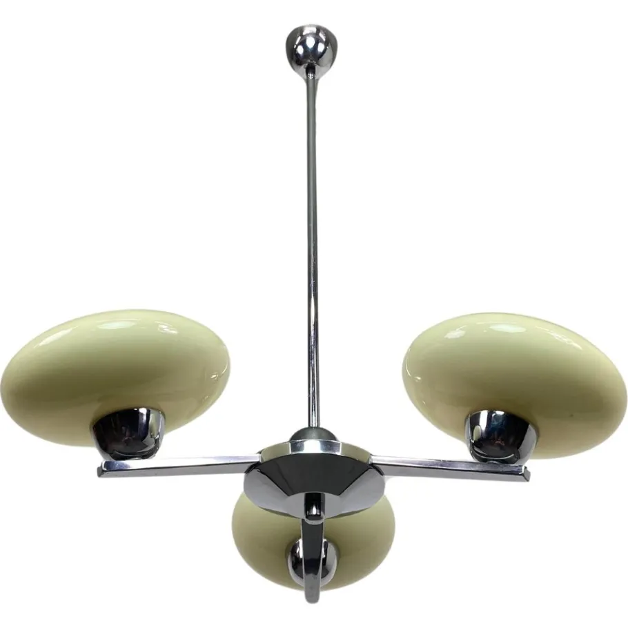 New Pamono Functionalist Hanging Lamp, 1930s