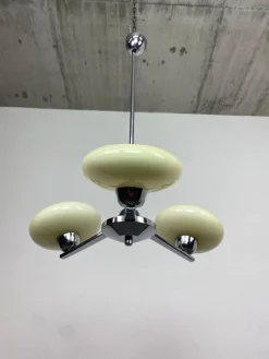 New Pamono Functionalist Hanging Lamp, 1930s