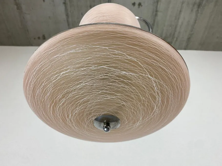 New Pamono Functionalist Pink Pendant, 1930s