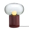 Hot Pamono Fungi Floor Lamp in Wine Red by Hanne Willmann for Favius