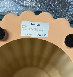 Hot Pamono Fungi Floor Lamp in Wine Red by Hanne Willmann for Favius