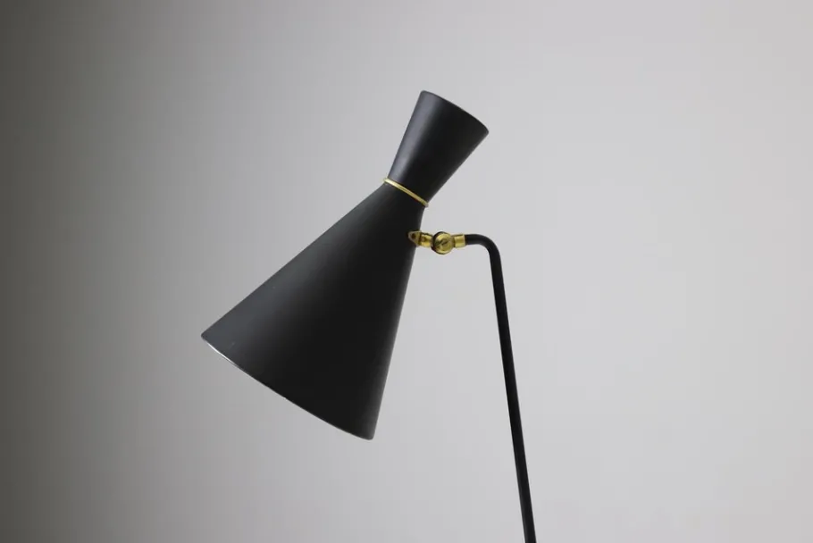 New Pamono G-123 Floor Lamp by Knud Joos for Lyfa, 1950s