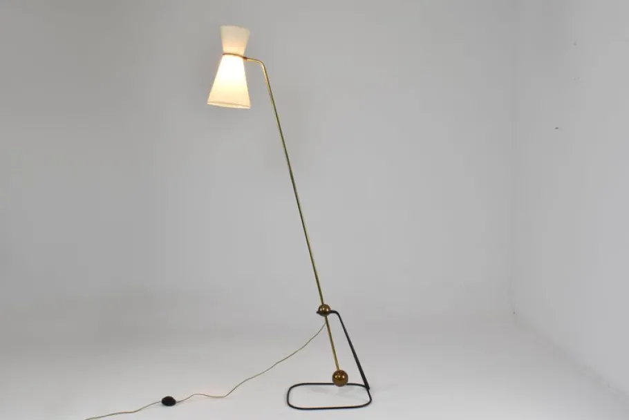 Best Pamono G2 Pendulum Floor Lamp attributed to Pierre Guariche for Disderot, France, 1950s
