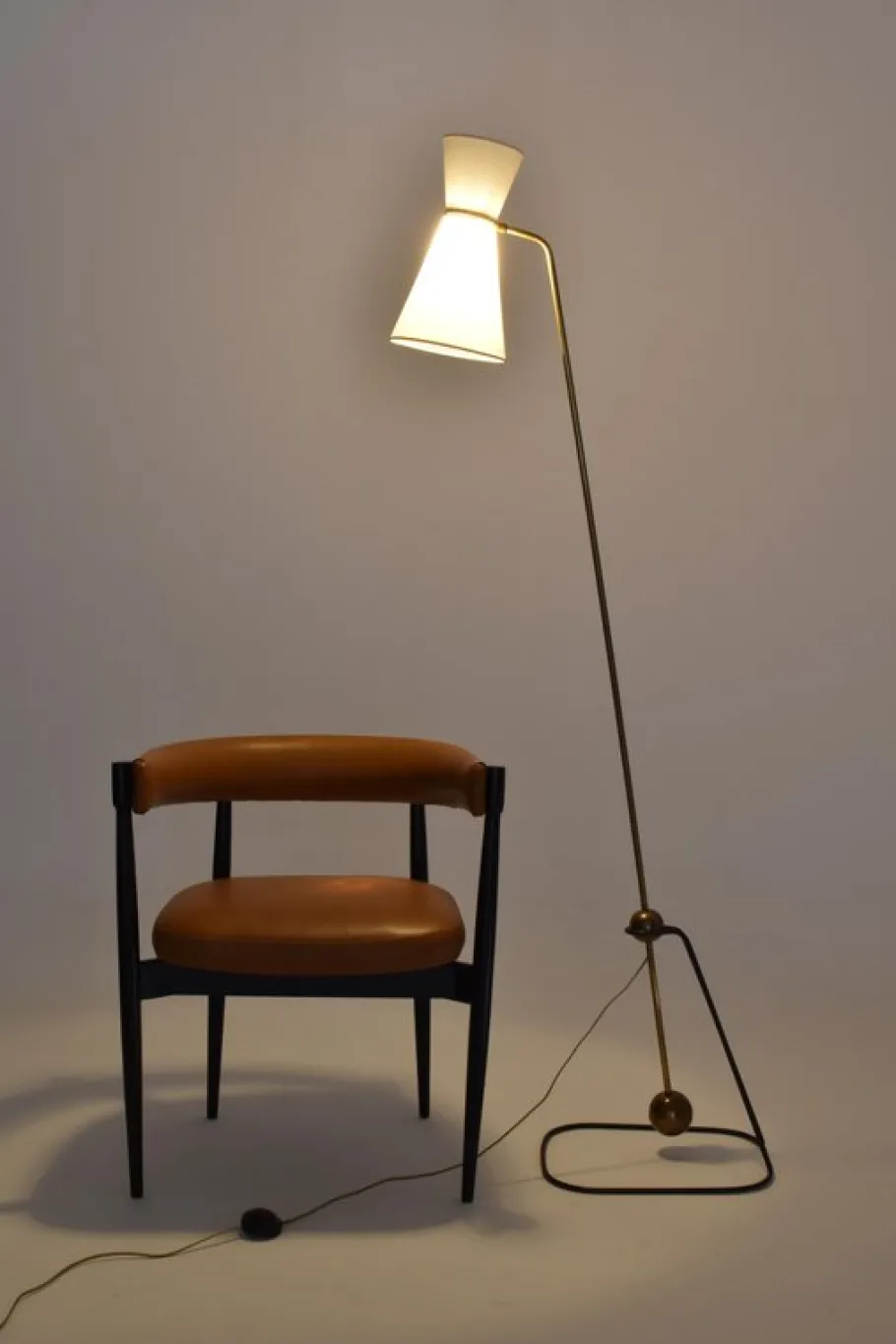 Best Pamono G2 Pendulum Floor Lamp attributed to Pierre Guariche for Disderot, France, 1950s