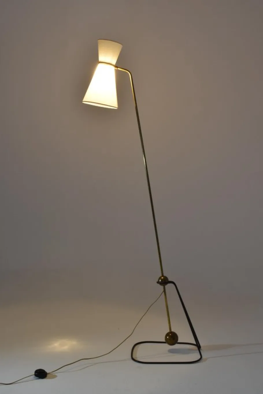 Best Pamono G2 Pendulum Floor Lamp attributed to Pierre Guariche for Disderot, France, 1950s