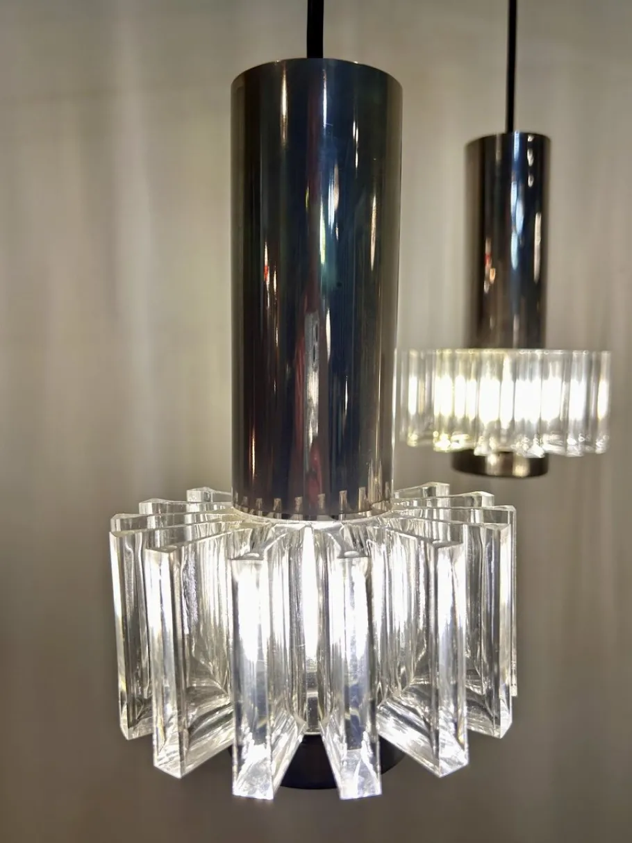 Online Pamono Galaxy 3-Light Pendant Light, 1970s