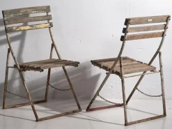 Best Pamono Garden Chairs,1920s, Set of 4