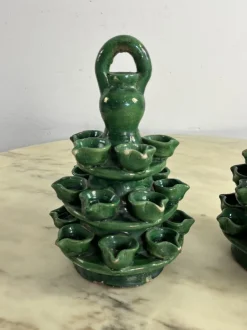 Outlet Pamono Garden Lighting in Caltagirone Ceramic, 1940s, Set of 2