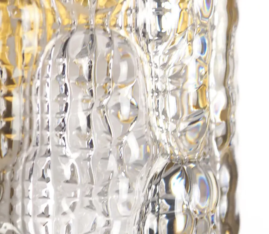 Online Pamono Gefion Wall Lamp in Glass by Carl Fagerlund for Lyfa, 1960s