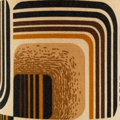 Best Pamono Geometric Fabric Table Lamp, 1970s