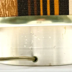 Best Pamono Geometric Fabric Table Lamp, 1970s