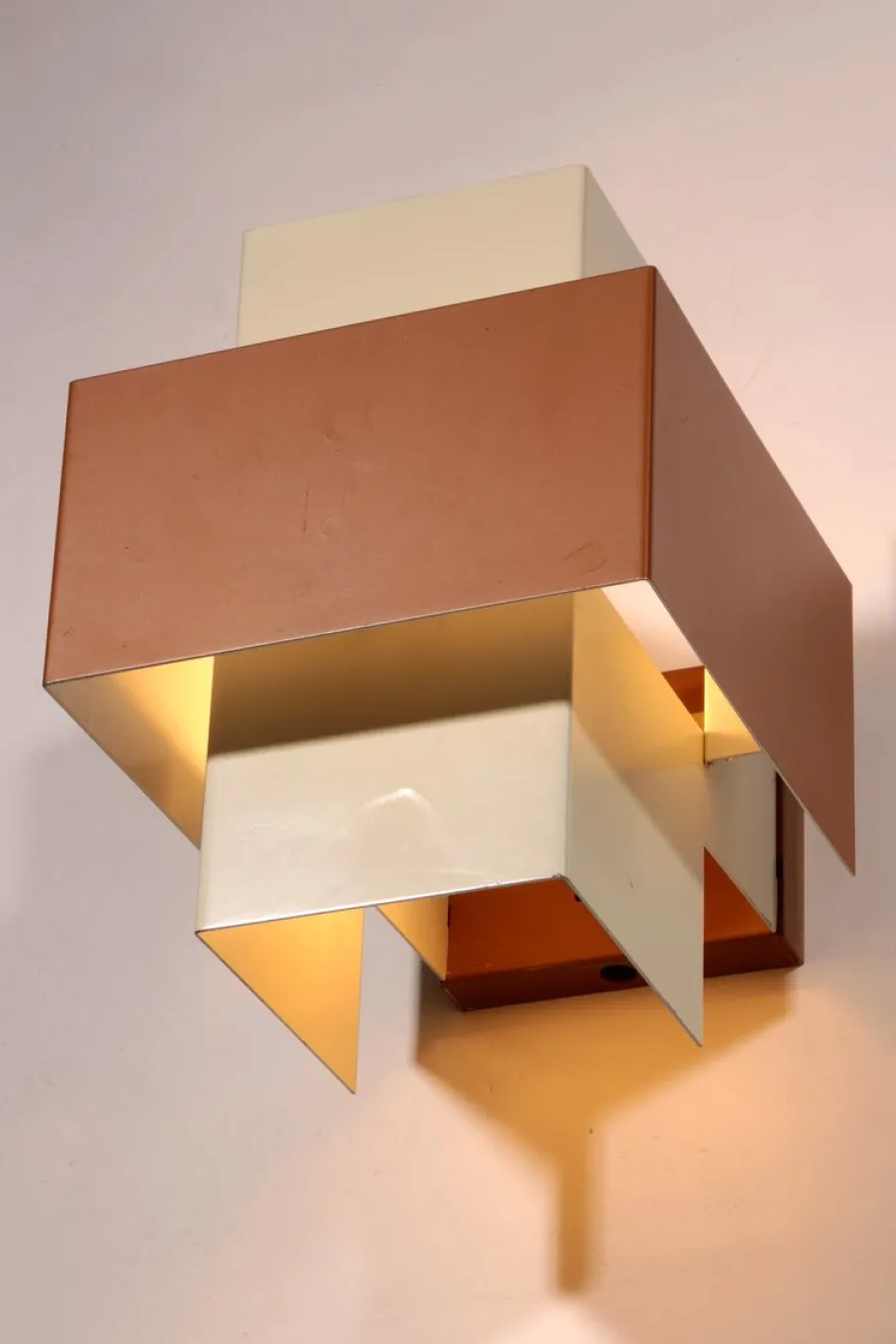Clearance Pamono Geometric Wall Lights from Philips, 1960, Set of 2