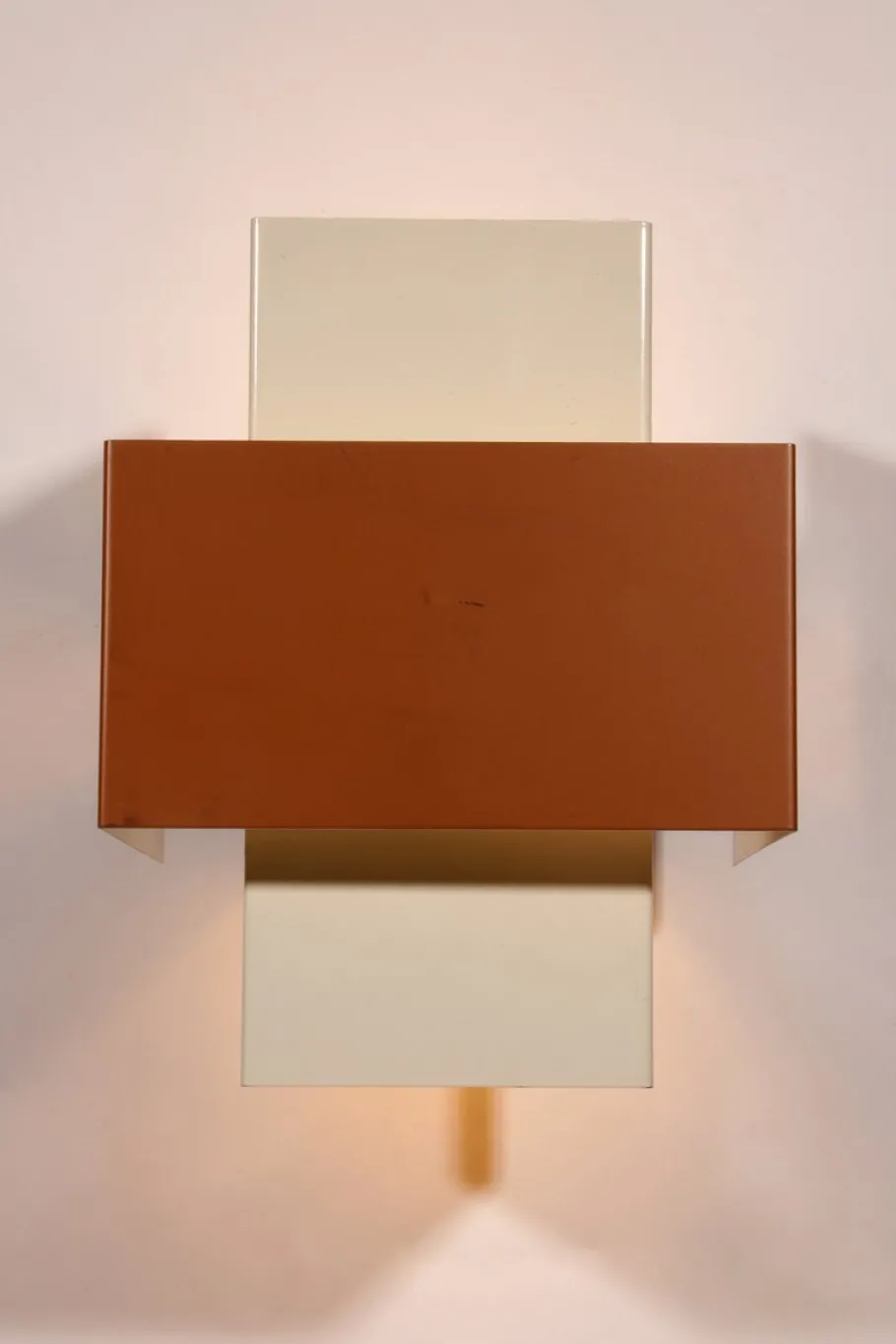 Clearance Pamono Geometric Wall Lights from Philips, 1960, Set of 2