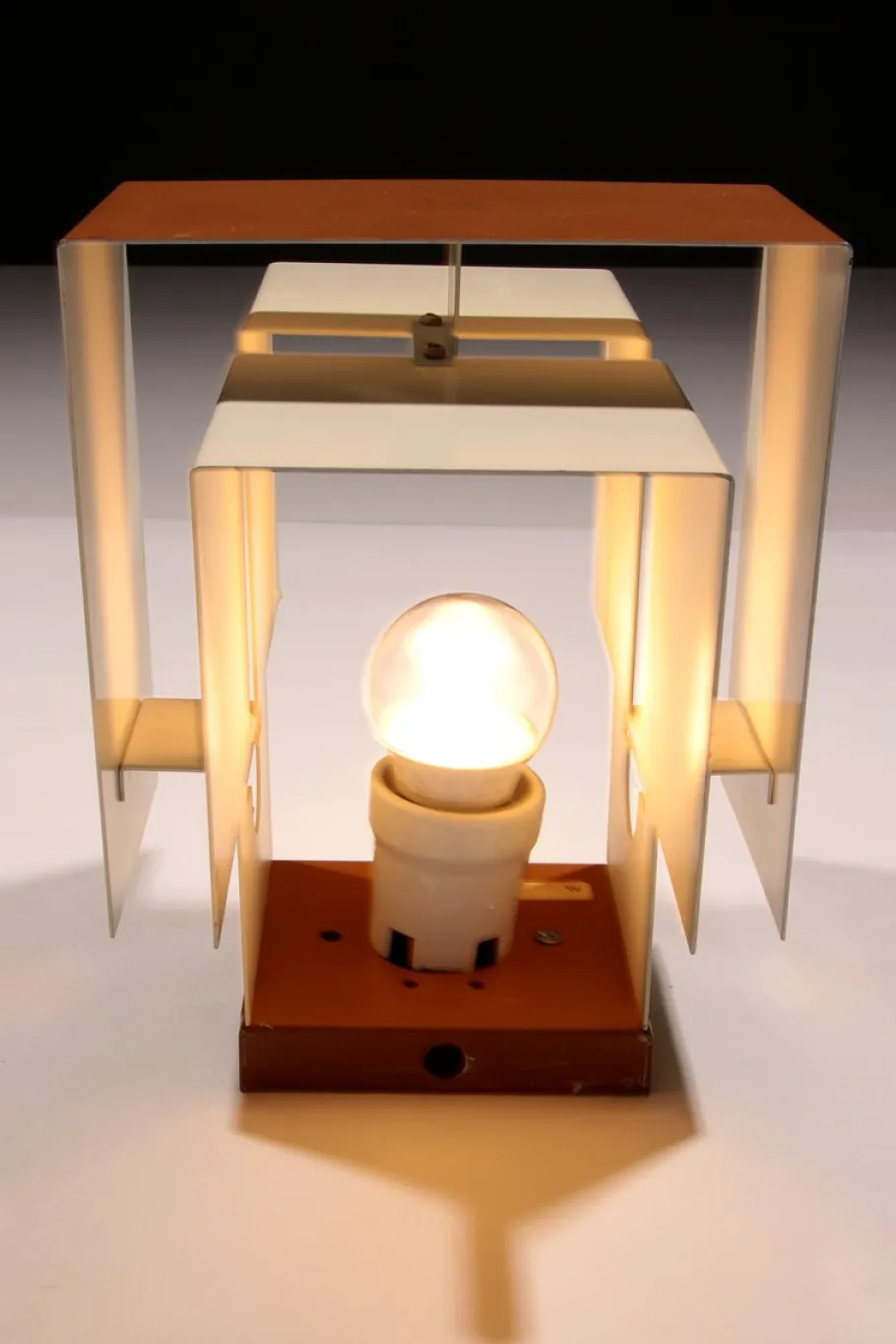 Clearance Pamono Geometric Wall Lights from Philips, 1960, Set of 2