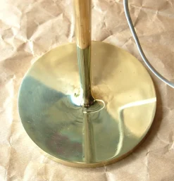 Discount Pamono German Art Deco Table Lamp in Polished Cast Brass by Bruno Paul, 1930s