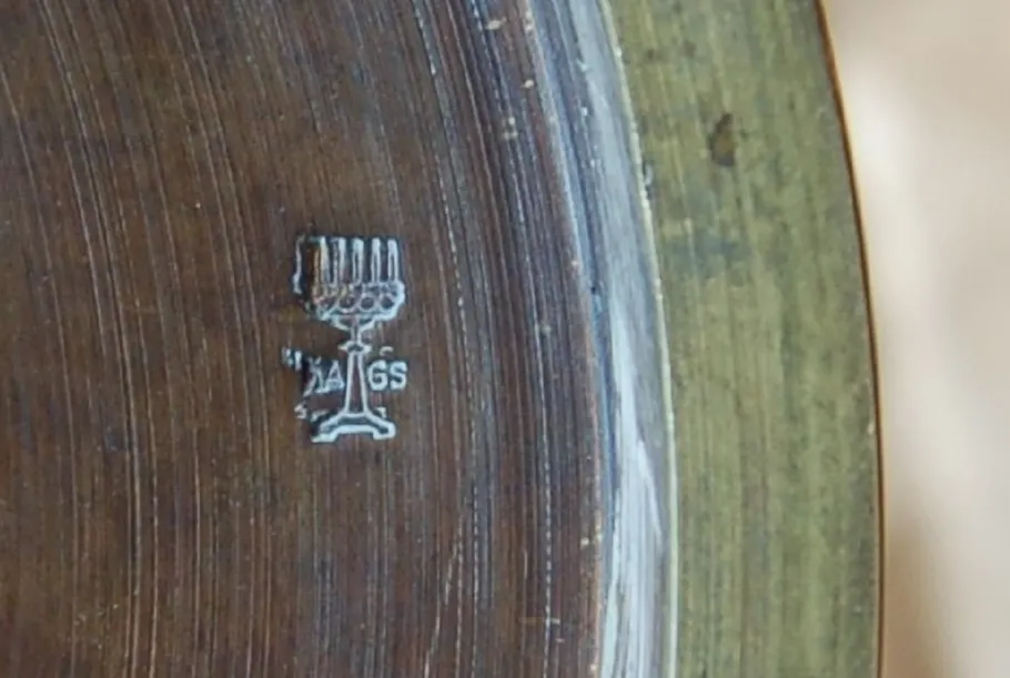 Discount Pamono German Art Deco Table Lamp in Polished Cast Brass by Bruno Paul, 1930s