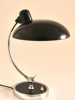 New Pamono German Bauhaus Black Metal Model 6631 Desk Lamp by Christian Dell for Kaiser Idell, 1930s